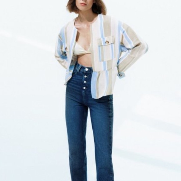 ⬛️ Zara linen jacket - Picture 3 of 3